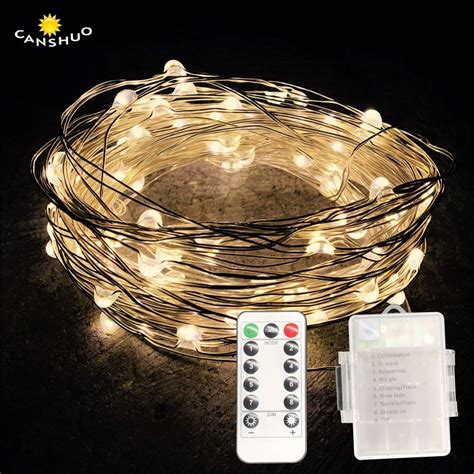LED Fairy String Lights with Remote Control .